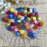 60 boutons coeur couleurs mix