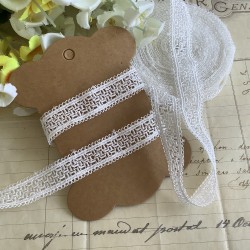 Dentelle tulle blanc 1M