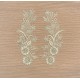 Applique dentelle pair