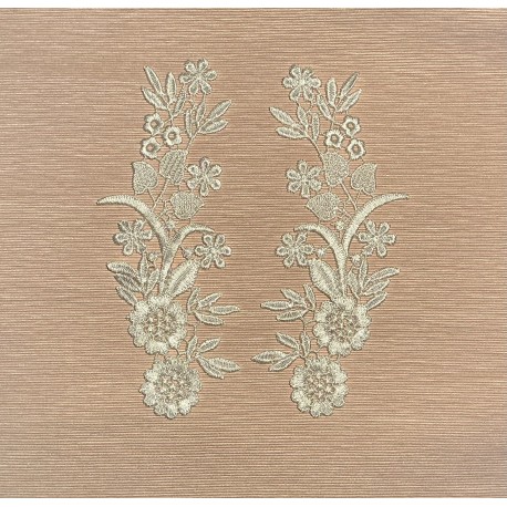 Applique dentelle pair