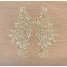 Applique dentelle pair