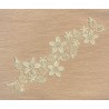 Applique dentelle blanc