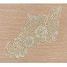 Applique dentelle blanc