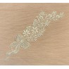 Applique dentelle blanc