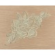 Applique dentelle blanc