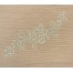 Applique dentelle blanc