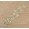 Applique dentelle blanc