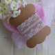 Spitze 4 cm rosa 1M