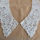 Col en dentelle Applique beige 32x9,5cm
