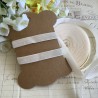 Samtband 1cm - beige 1M
